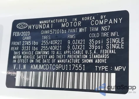 2023 Genesis Gv70 3.5T Awd Sport from USA, damaged, VIN KMUMCDTC9PU117551